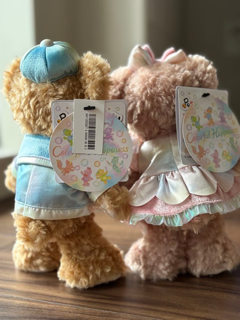カラフルハピネス　ポージープラッシー　ダッフィー&シェリーメイ　2体セット