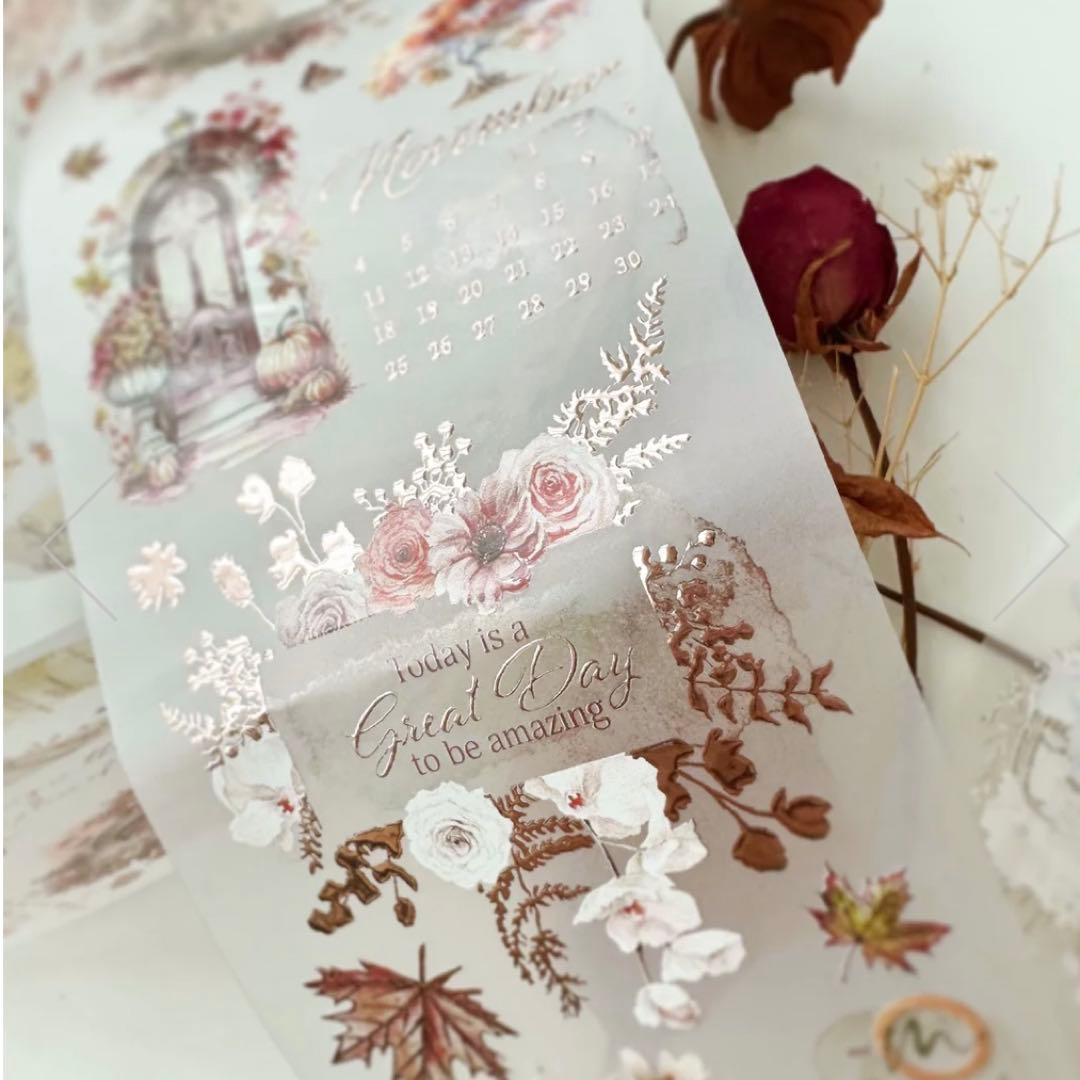 Journal pages 海外マスキングテープ　マステ 【1413】