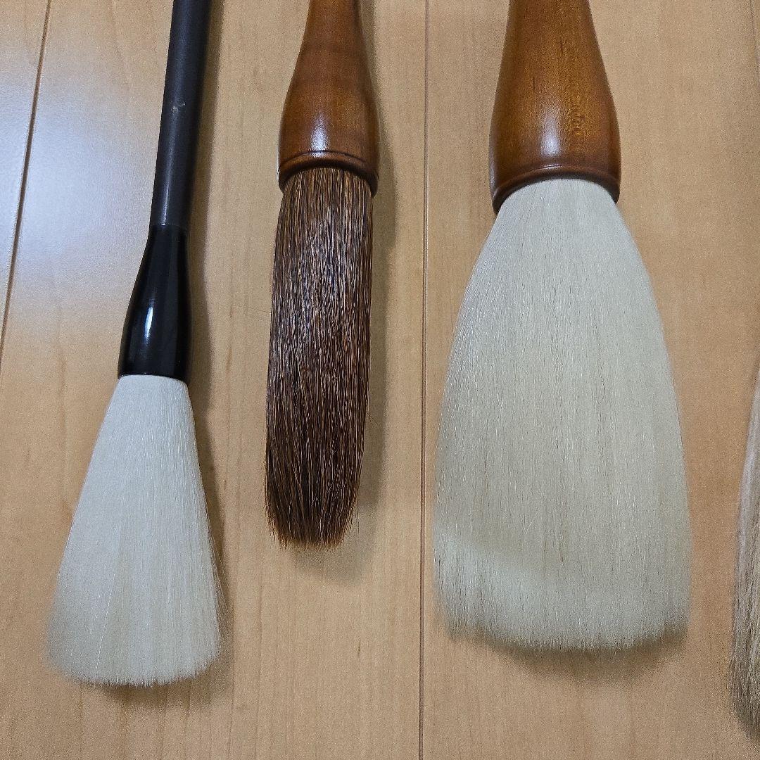 書道筆 大筆 習字 毛筆 6本+1本 まとめ売り