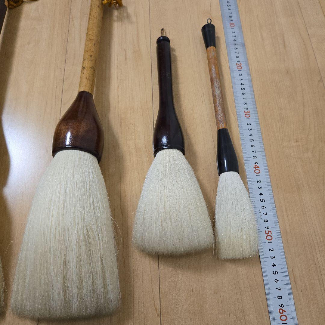 書道筆 大筆 習字 毛筆 6本+1本 まとめ売り