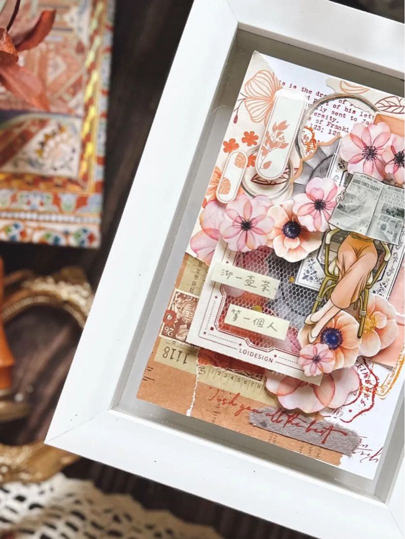 loidesign《翦花》海外マスキングテープ　マステ 【1705】