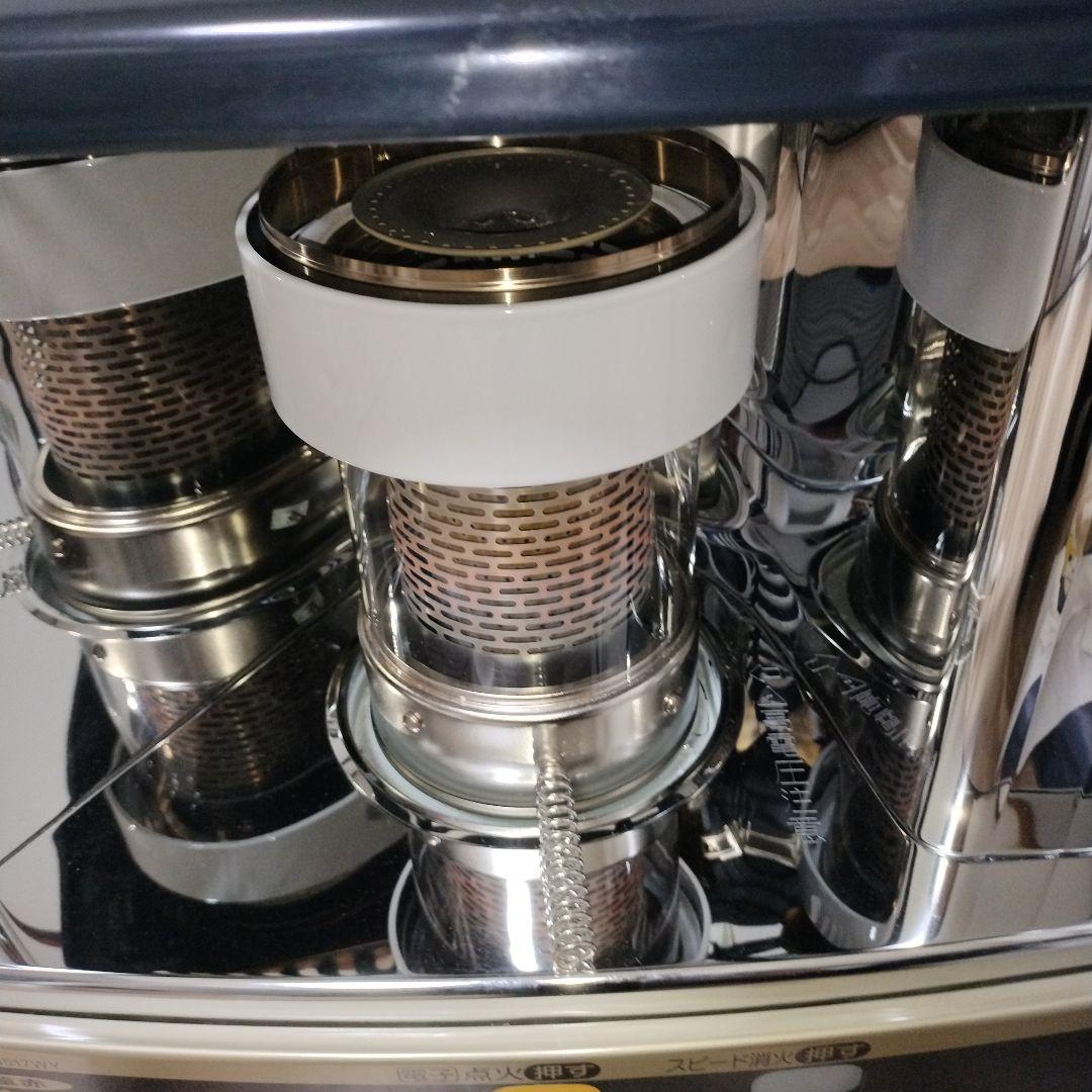 美品　3TRIPLE消臭　ストーブ メッシュカバー付　よごれま栓　電子点火　遠赤