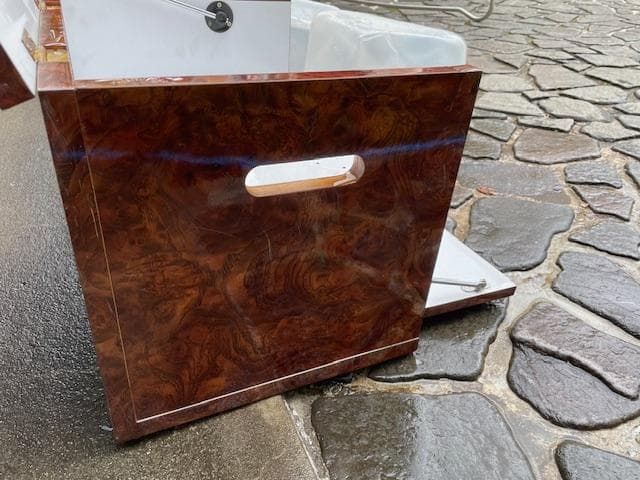 木目調収納付きシンク家具 キャンピングキット　８ナンバー