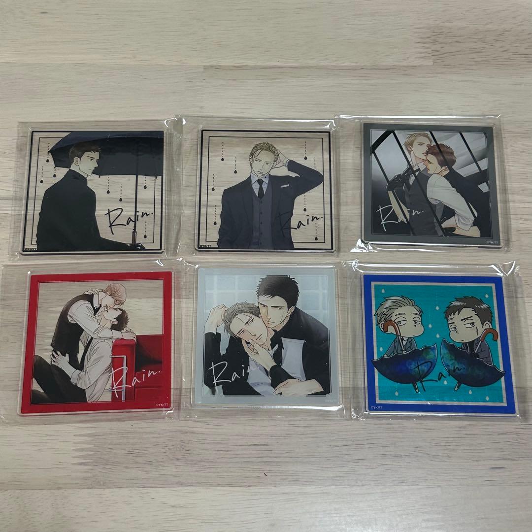 ヨネダコウ 囀る鳥は羽ばたかない アクリルコースター rain マンガ展