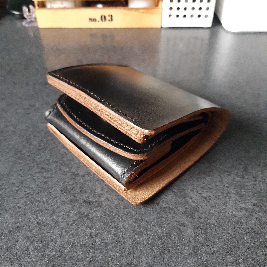 HORWEEN★クロムエクセル　二つ折り財布 ★ブラック