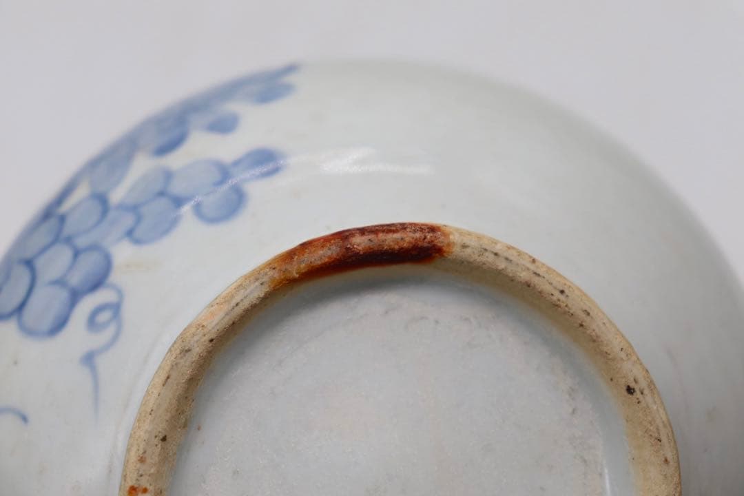 李朝　染付　壺　送料込み0627