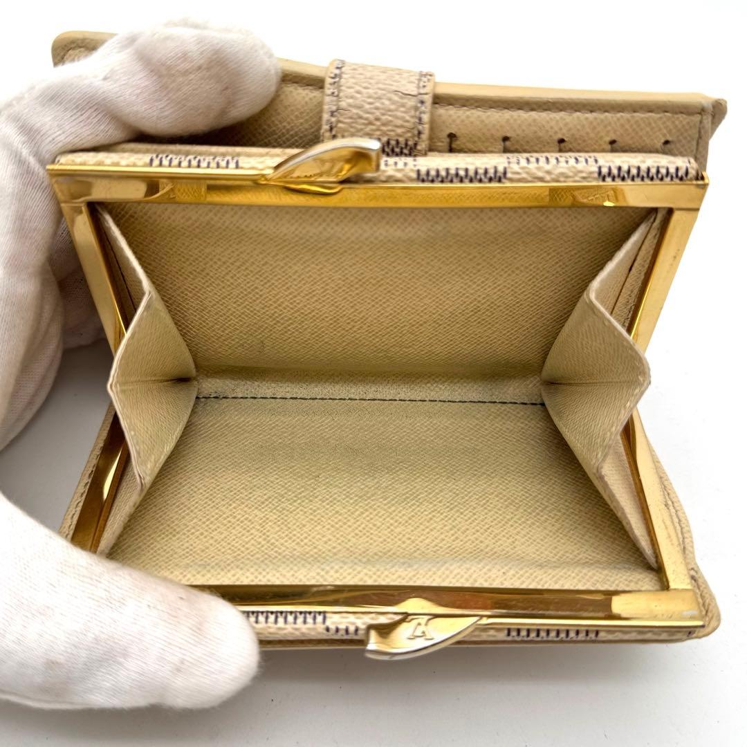 【新型】ルイヴィトン　ダミエ　アズール　ヴィエノワ　カード８枚　コンパクト　財布