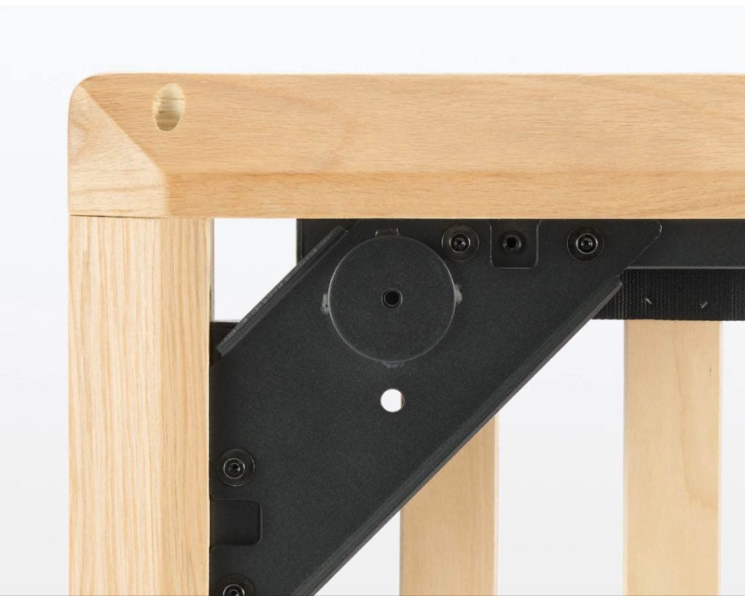 【Hutte】 MUJI 木製ベッドフレーム オーク材突板 シングル 脚付