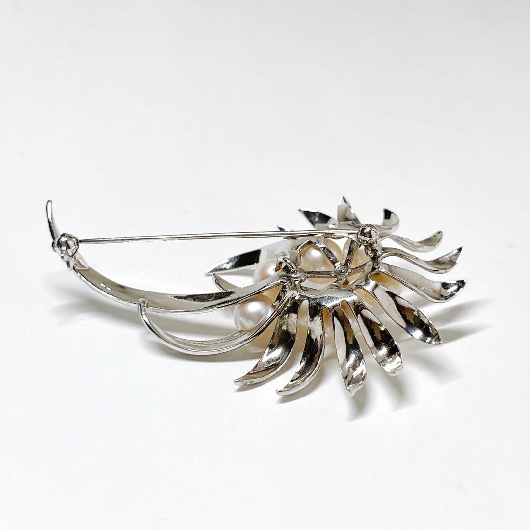 美品✨MIKIMOTOミキモト パール　ブローチ　コサージュ　フラワー