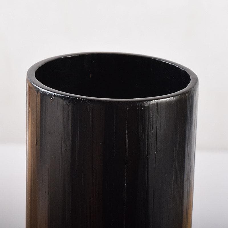 茶道具　平安　竹美斎造　円能斉好　経筒形籠花入　共布共箱　M　R8053