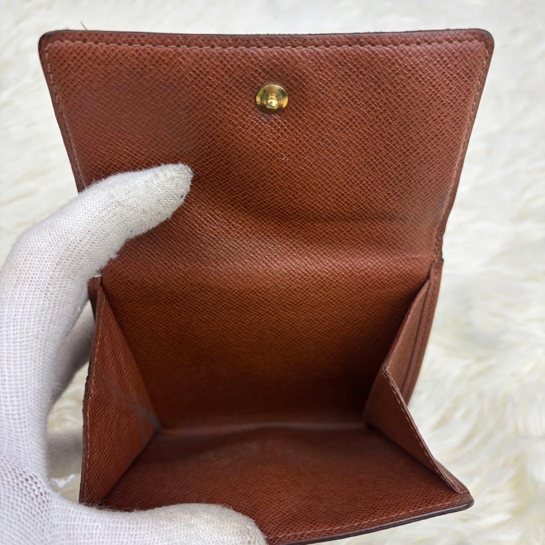 美品！ルイヴィトン モノグラム ポルトモネビエカルトクレディ Wホック財布