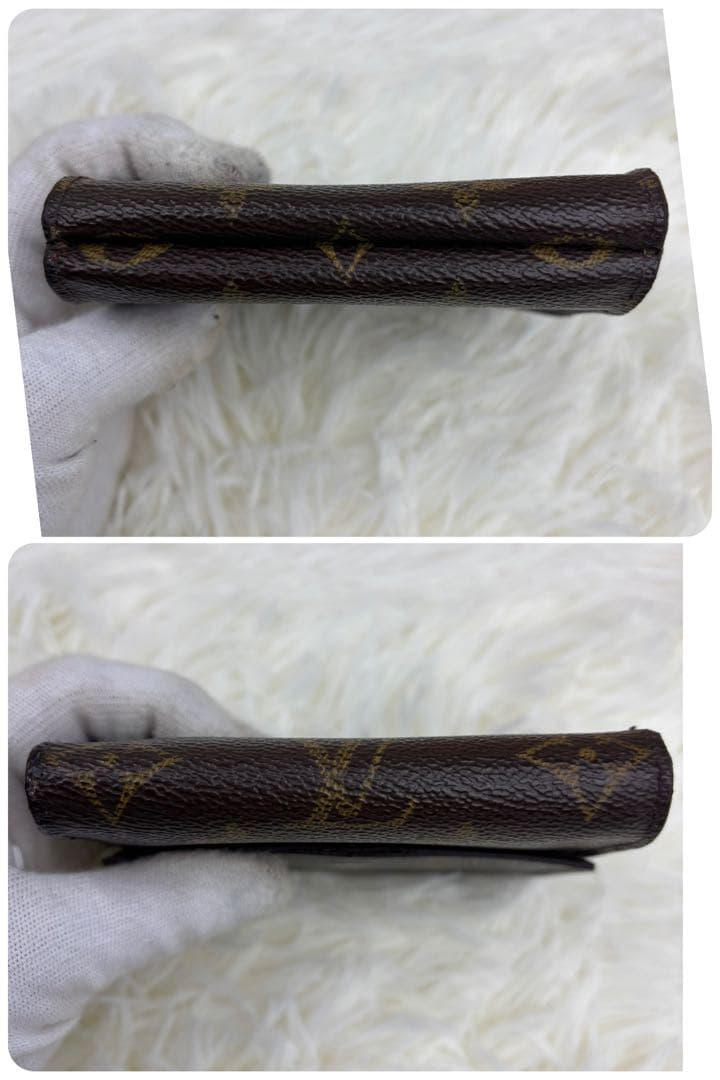 美品！ルイヴィトン モノグラム ポルトモネビエカルトクレディ Wホック財布