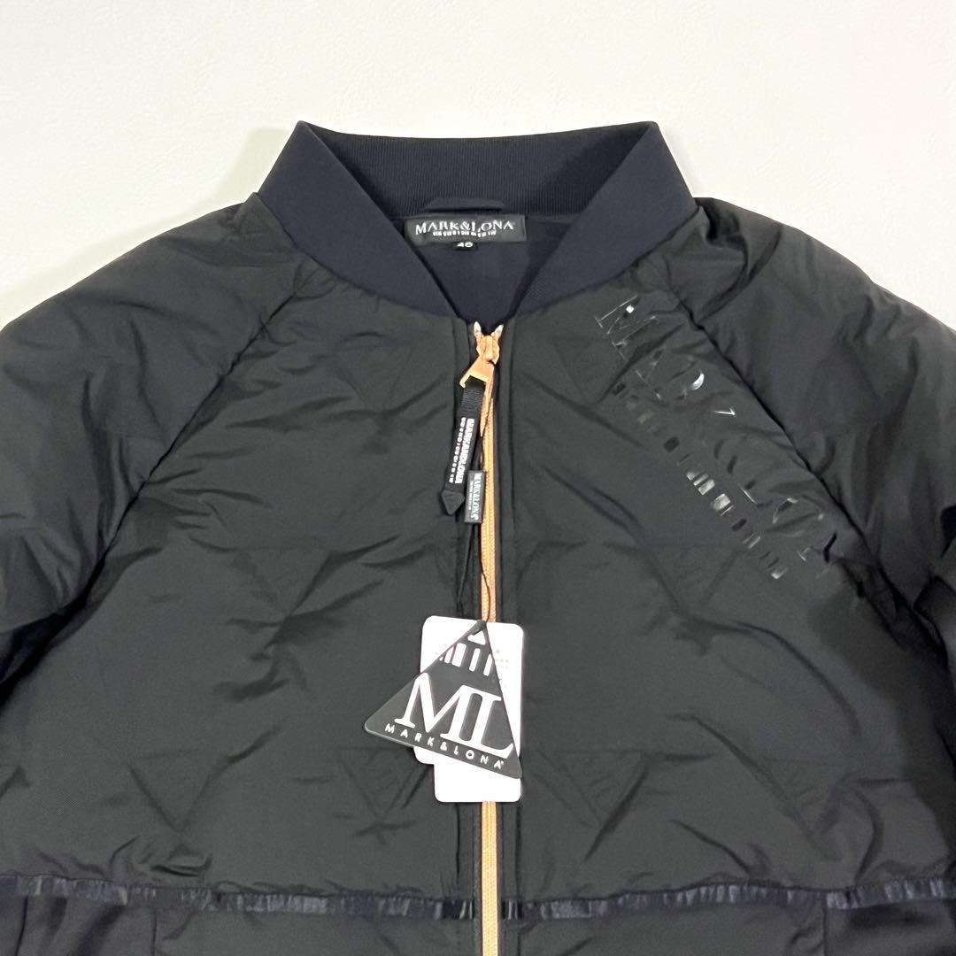 マークアンドロナ タグ付き ダウンジャケット アウター ゴルフ ブラック L