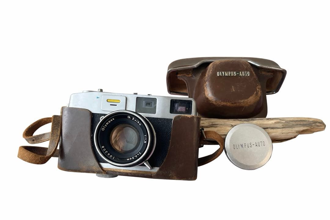OLYMPUS AUTO フィルムカメラ Q.ZUIKO レンズ付き