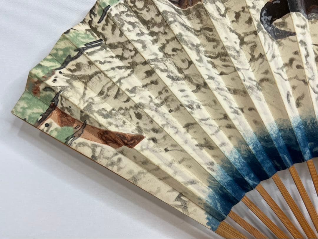 前田青邨 扇面画 日本画 帝室技芸員 文化勲章 萩岡松韻 為書 山田流箏曲