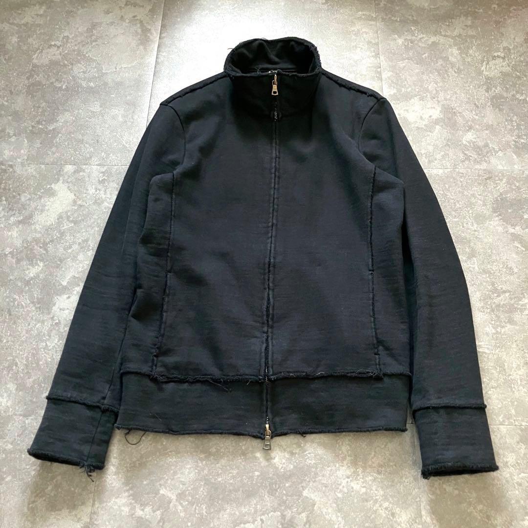 wjk stand track jacket black Y2K 裏毛 13ss