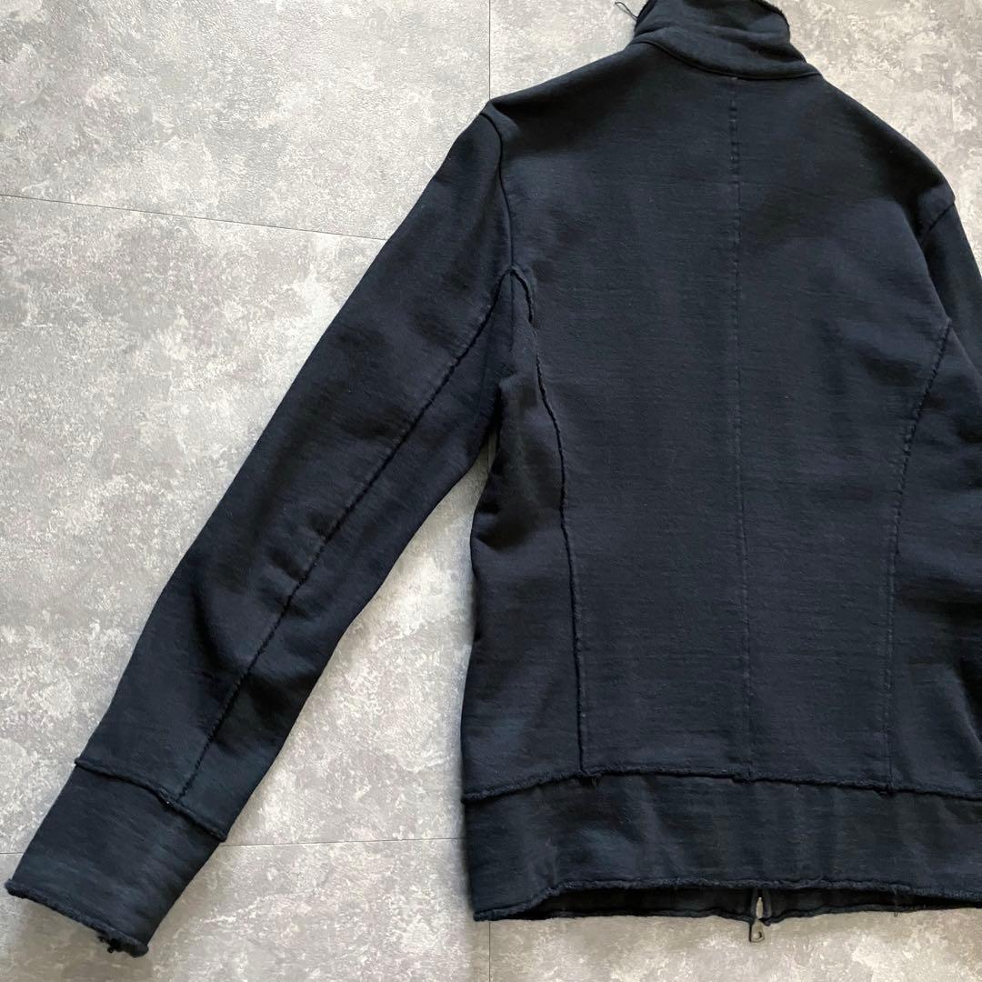 wjk stand track jacket black Y2K 裏毛 13ss