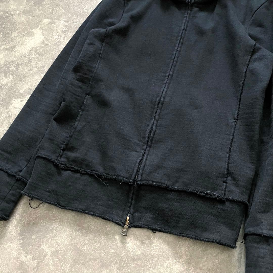 wjk stand track jacket black Y2K 裏毛 13ss