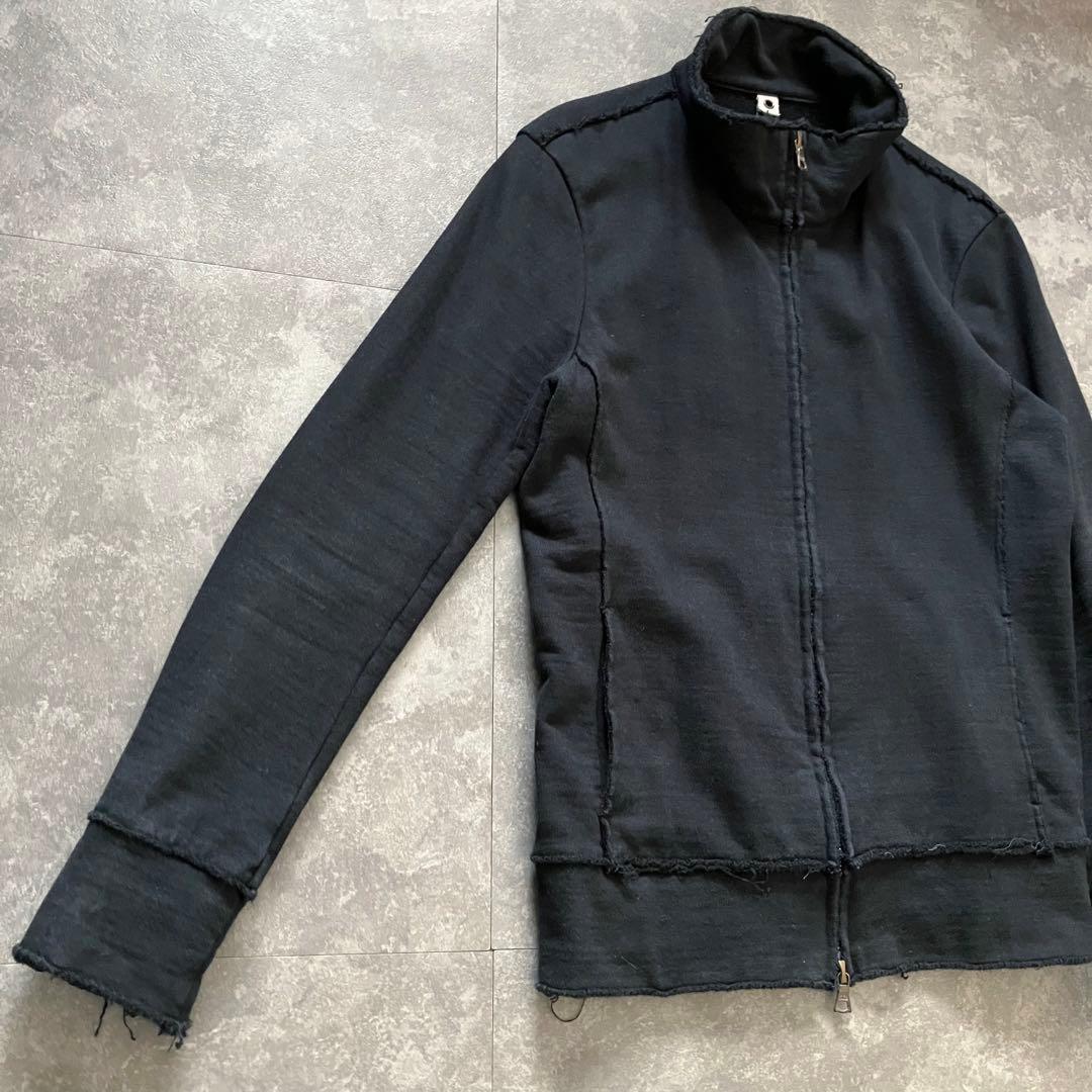wjk stand track jacket black Y2K 裏毛 13ss