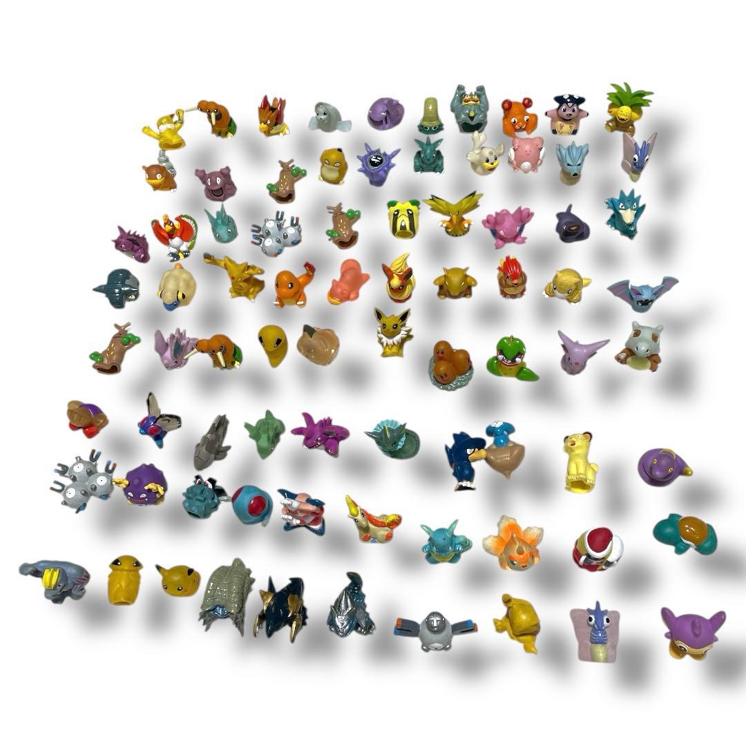 訳あり　ポケモンゆび人形　80個　まとめ売り　ソフビ