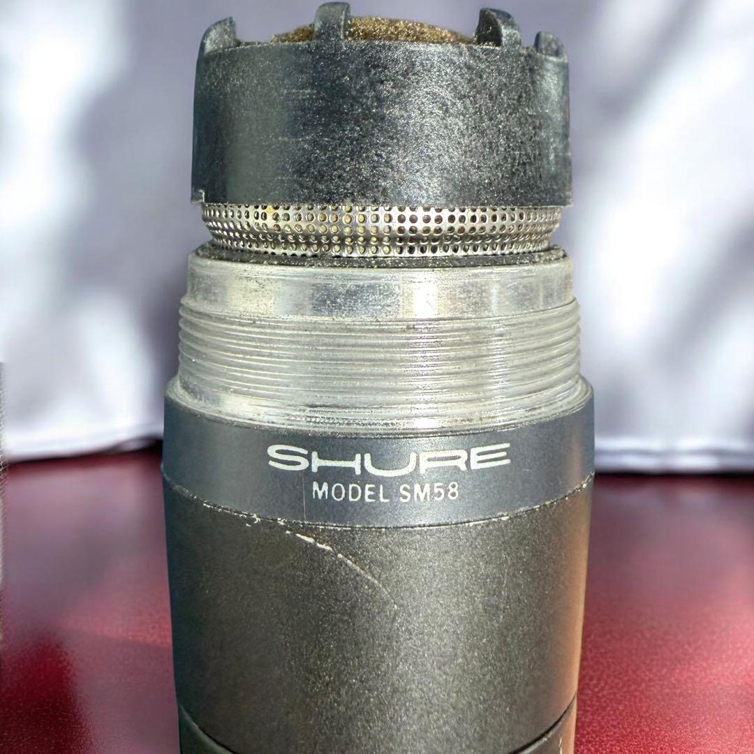 ☆希少品 SHURE SM58 ポルシェロゴ USA ダイナミックマイク
