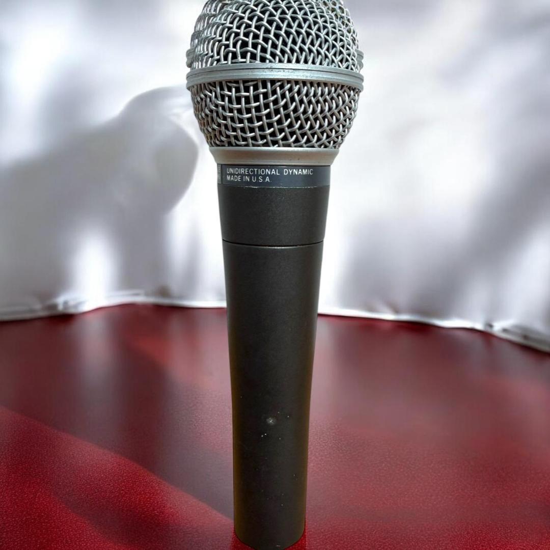 ☆希少品 SHURE SM58 ポルシェロゴ USA ダイナミックマイク