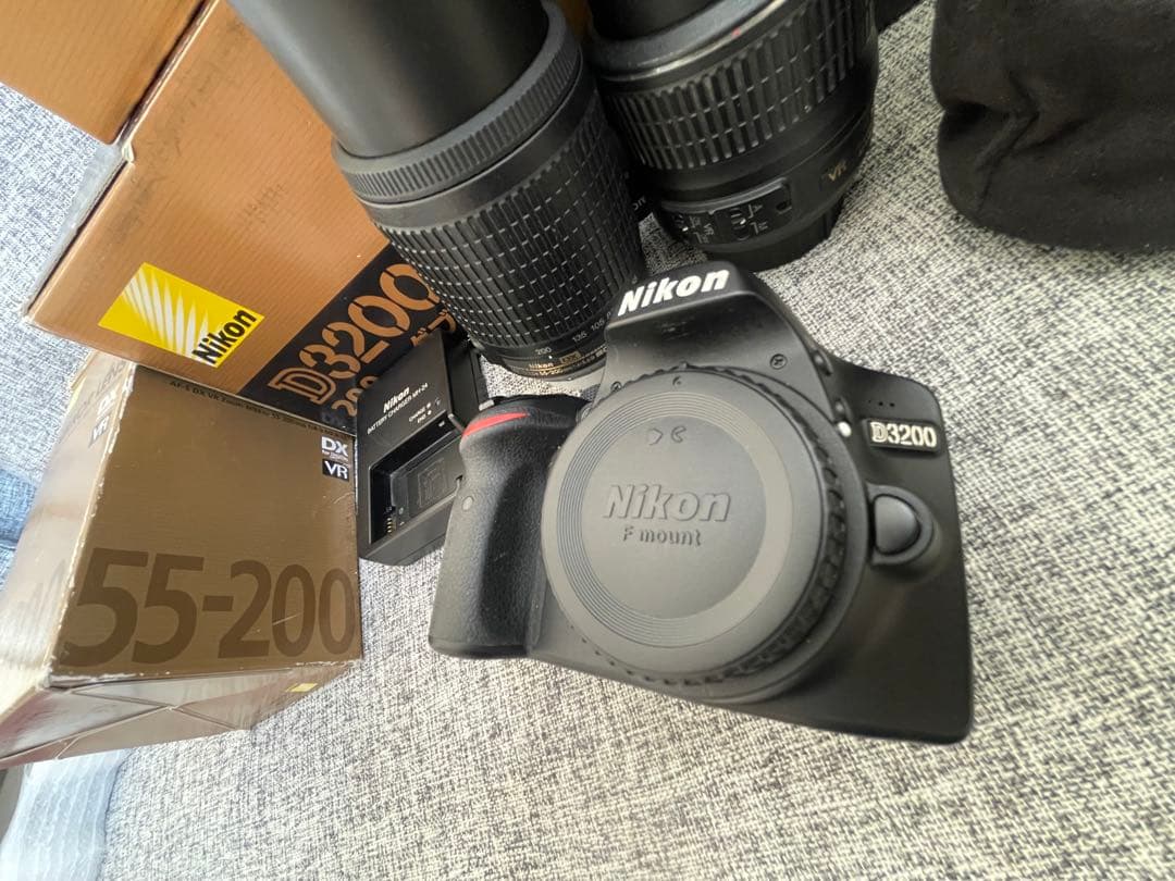 Nikon D3200 ダブルズームキット ブラック