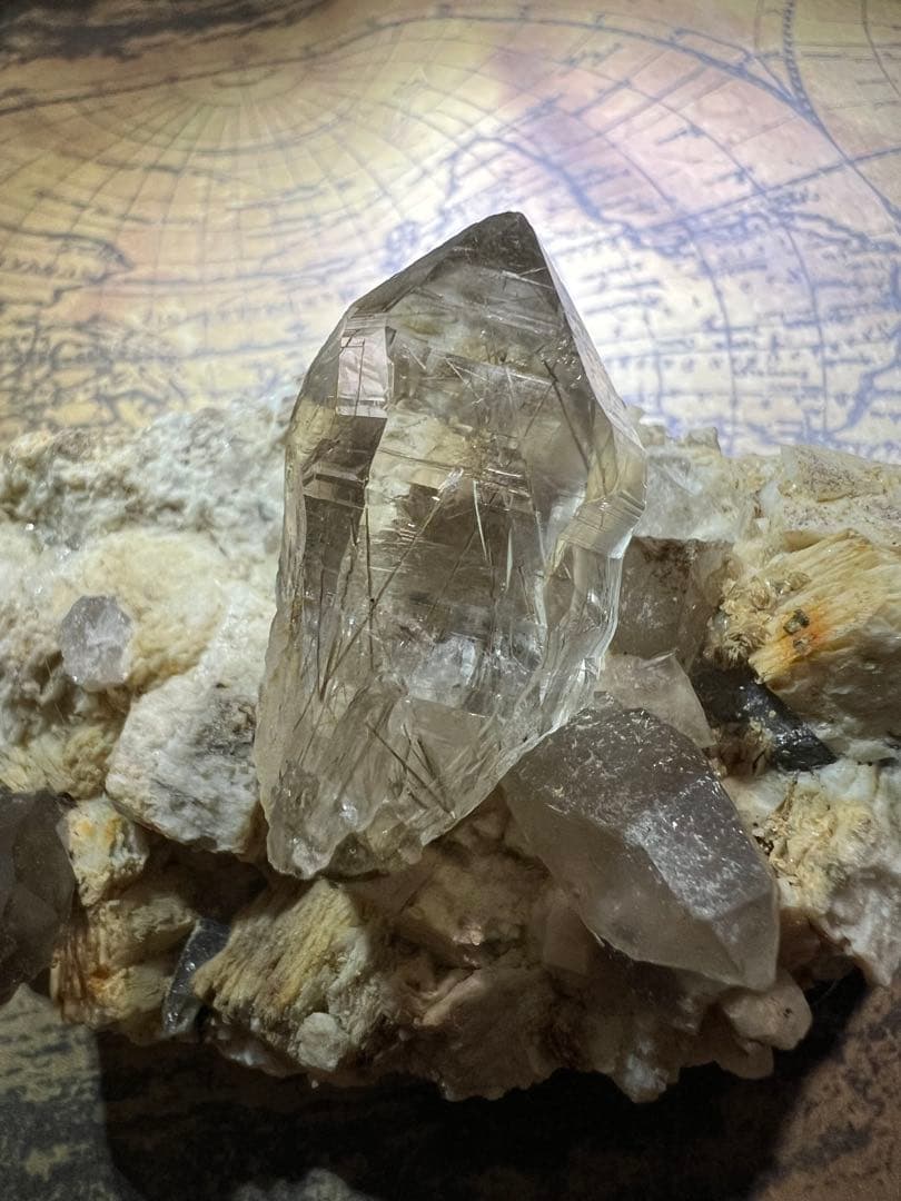 龍脈の精髄 超希少⭐︎国産ルチル宝石質透明度