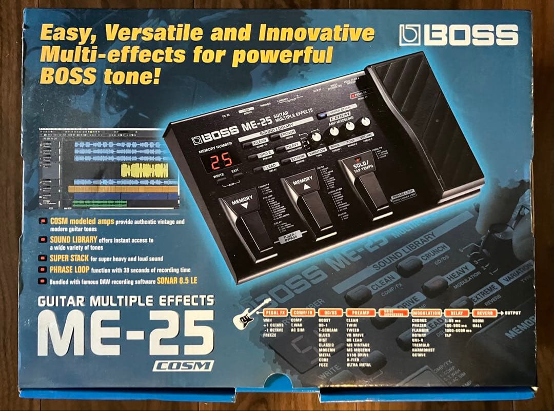 BOSS ME-25 ギターエフェクター　マルチエフェクター　エフェクター