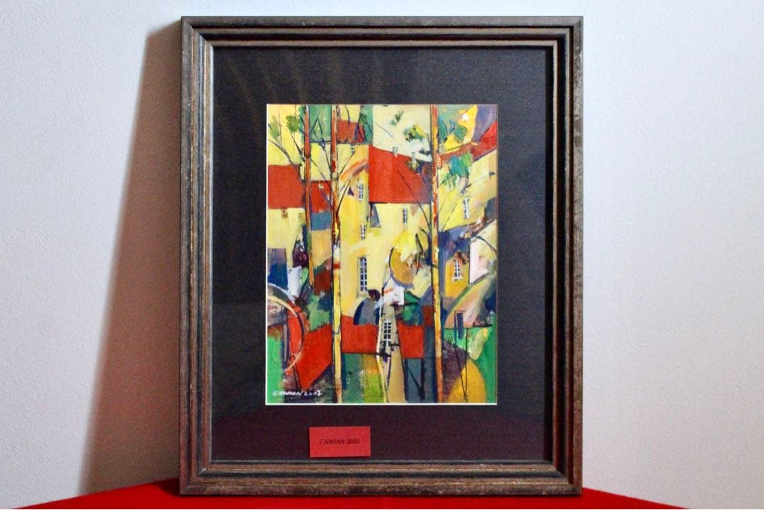 尾崎オマージュ【Cawian 2001年　絵画】