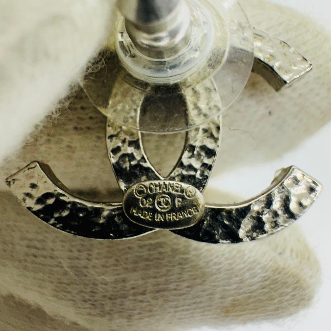 ✨CHANEL✨シャネル✨ラインストーン✨ココマーク✨シルバー✨ピアス✨