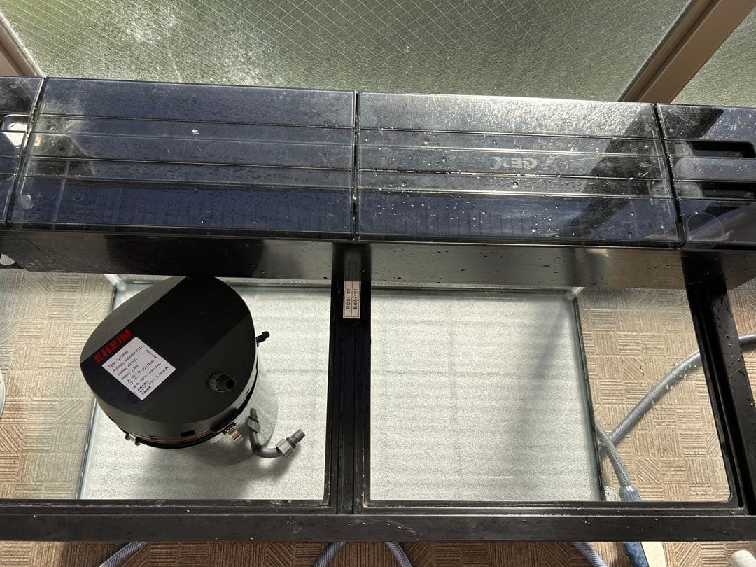 ★au★【引取限定】90cm水槽セット　水槽・上部フィルター