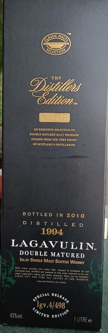 ウイスキー Lagavulin Distiller's Edition 1994 1L