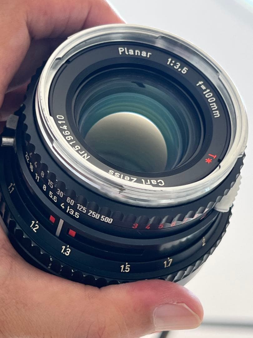 Hasselblad planar 100mm f3.5 先白　銘玉　ハッセル