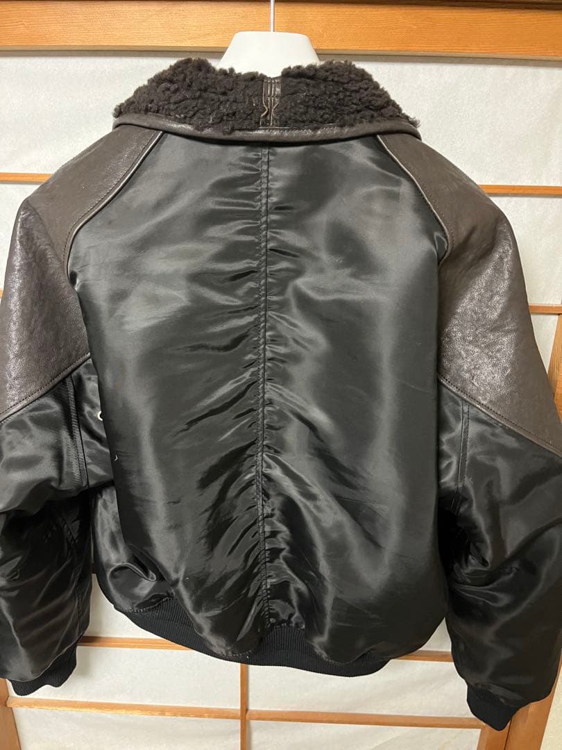 ジャケット・アウター COOR High-neck shearling mixed MA-1