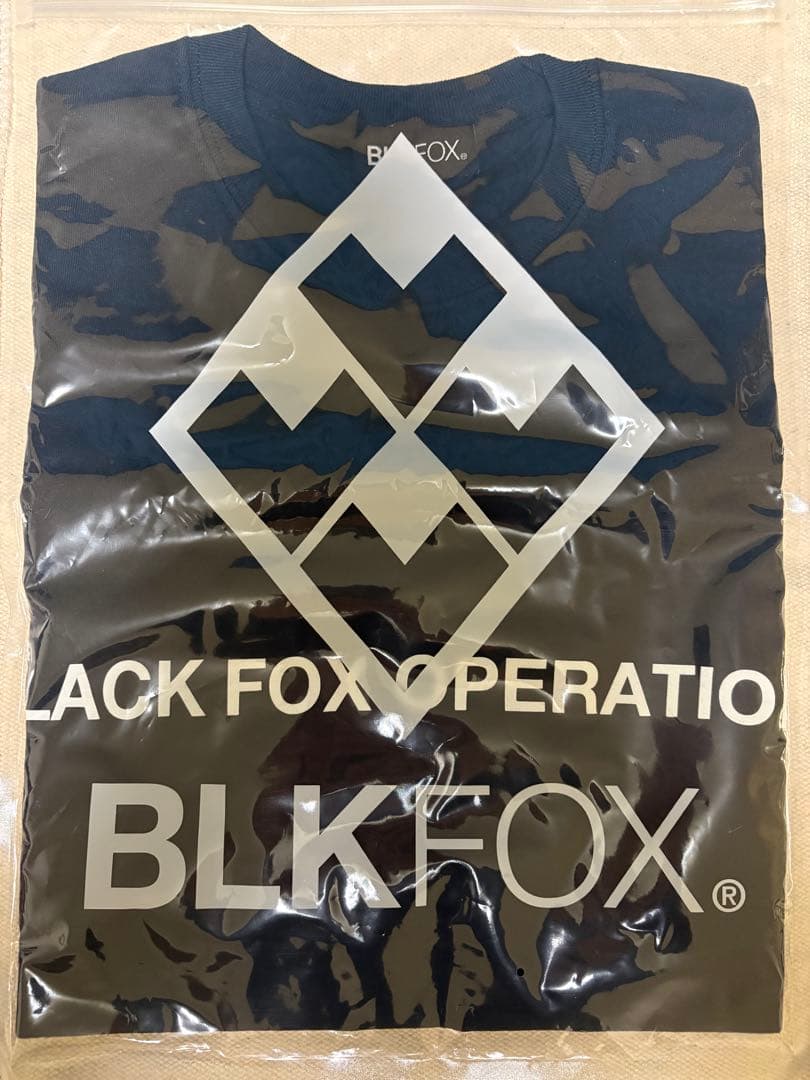 BLKFOX T-Shirt-01／BLACK × LUMINOUS (蓄光
