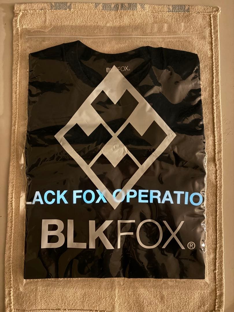 BLKFOX T-Shirt-01／BLACK × LUMINOUS (蓄光