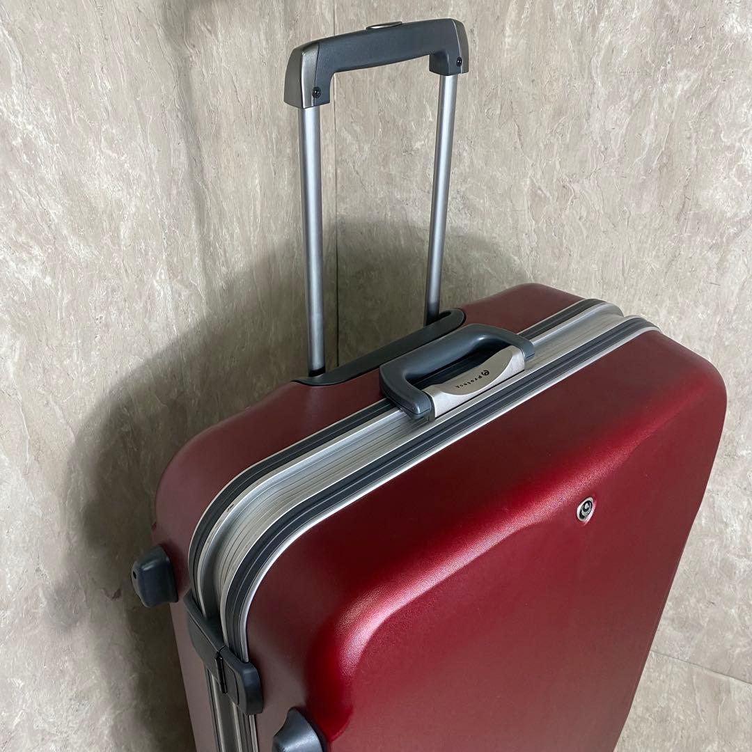 プロテカ エキノックスライト スーツケース 大容量 4輪 レッド TSAロック