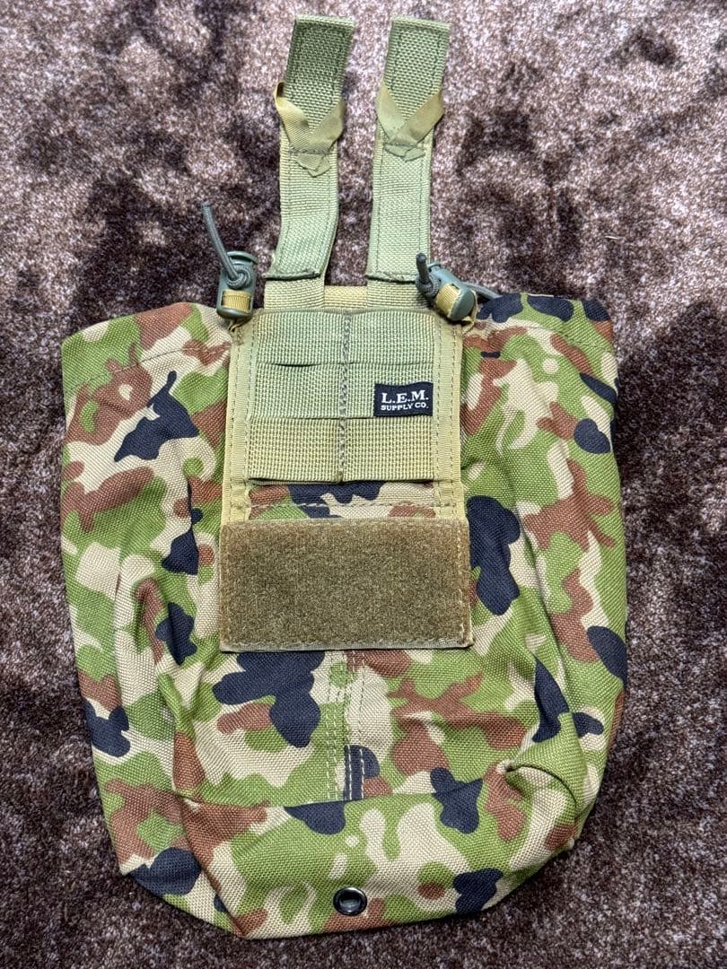 LEM製　ロールアップダンプポーチ　陸自迷彩