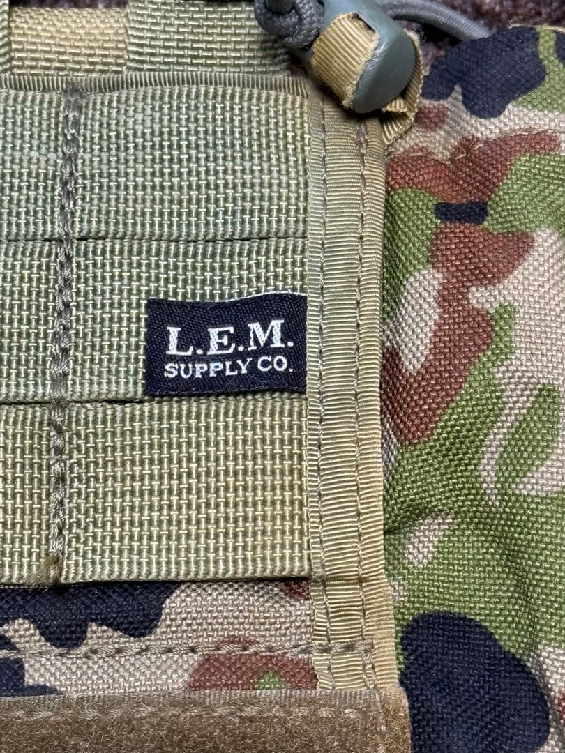 LEM製　ロールアップダンプポーチ　陸自迷彩