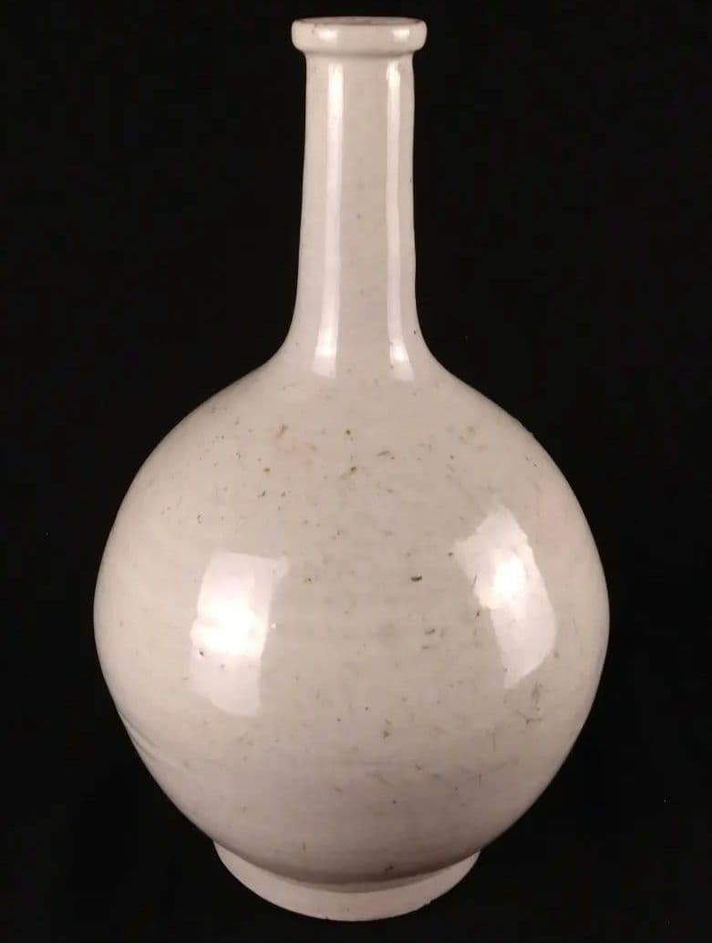 無地白磁瓶 徳利 高麗 李朝 朝鮮 陶磁器 伊万里 有田
