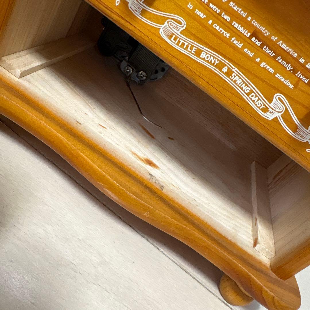 Rabbit house ラビットハウス オルゴール 小物入れ メイクボックス