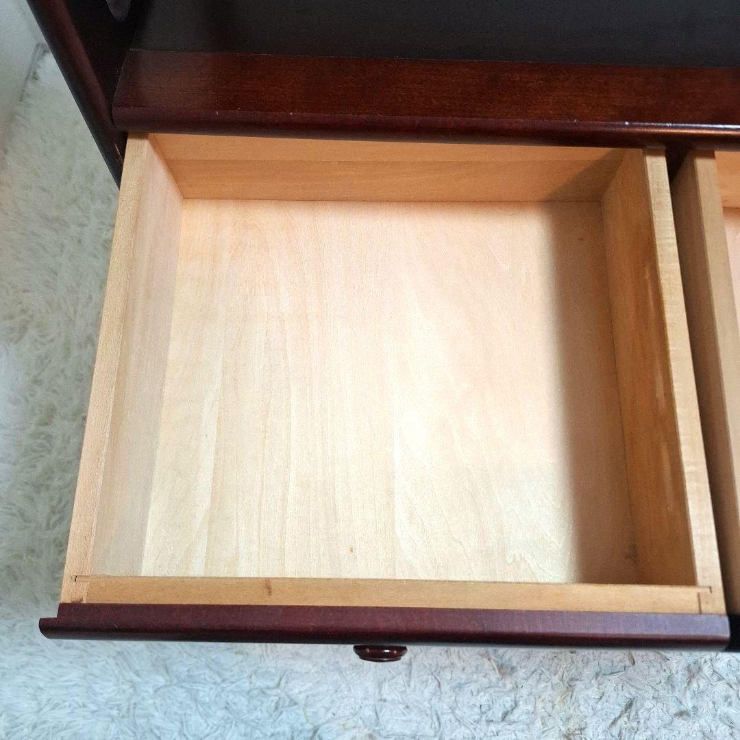 【美品】karimoku カリモク オールドカリモク 電話台 ファックス台