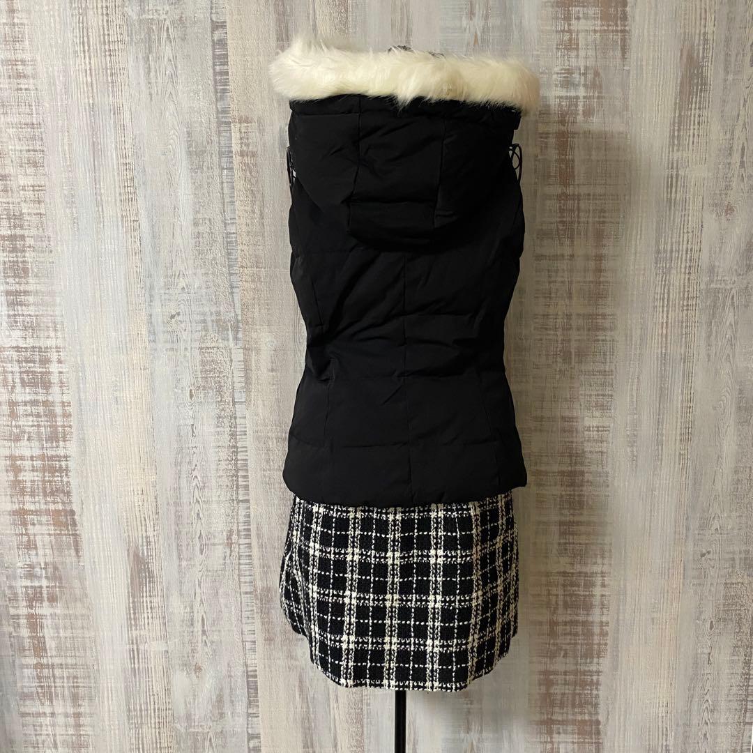 RIENDAGOLF リバーシブルダウンベスト　スカートセットアップゴルフウェア