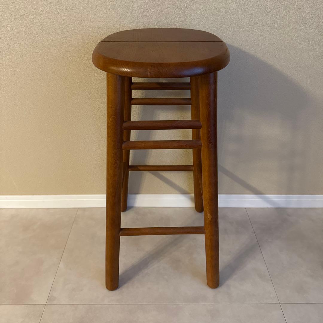 本当に綺麗です！★カリモク★ヴィンテージ★木製スツール