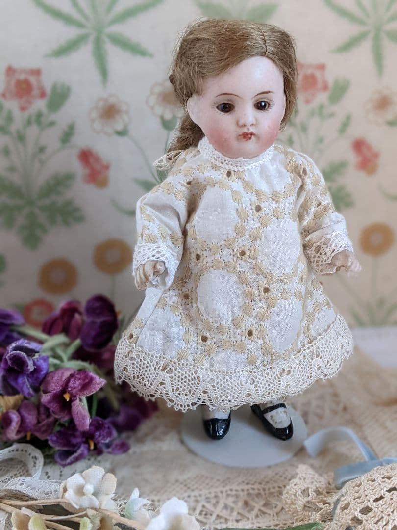 【f】アンティークビスクドール　ミニョネット　ケストナー150