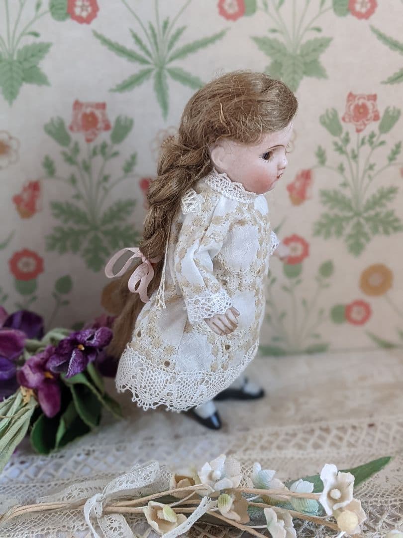 【f】アンティークビスクドール　ミニョネット　ケストナー150