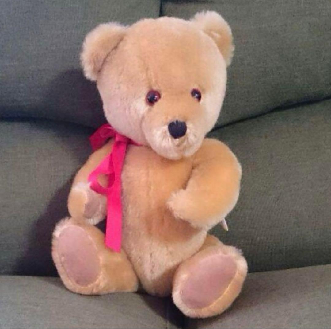 1989年製DEANS テディベア　ぬいぐるみ　激レア　ヴィンテージ　当時物