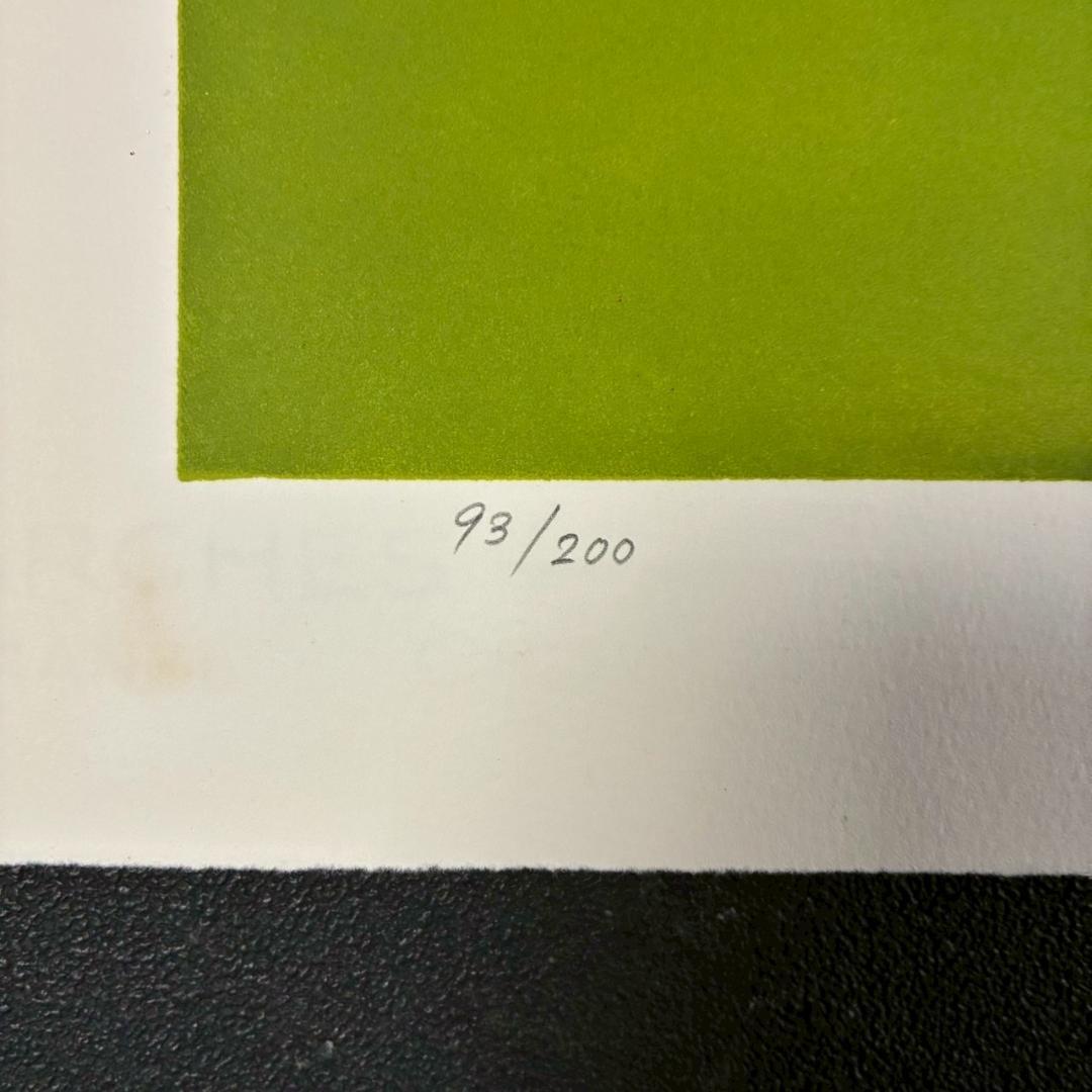 美品 上村松篁「花鳥」リトグラフ 直筆サイン入り 保証書有 上村松園の長男