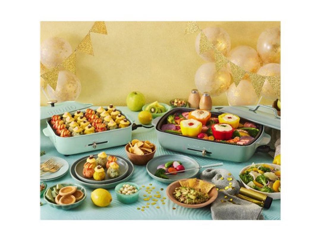 【新品】 BRUNO ブルーノ　ホットプレート　スパークルグリーン　限定色